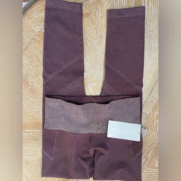 Athleta Twilight Tight 2.0 High Rise Leggings Antique Burgundy‎ NWT Medium - Picture 11 of 14